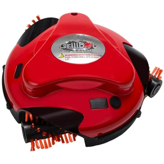 Grillbot Automatic Grill Cleaning Robot with 3 Powerful Nylon Grill Brushes (Red) - Walmart.com | Walmart (US)