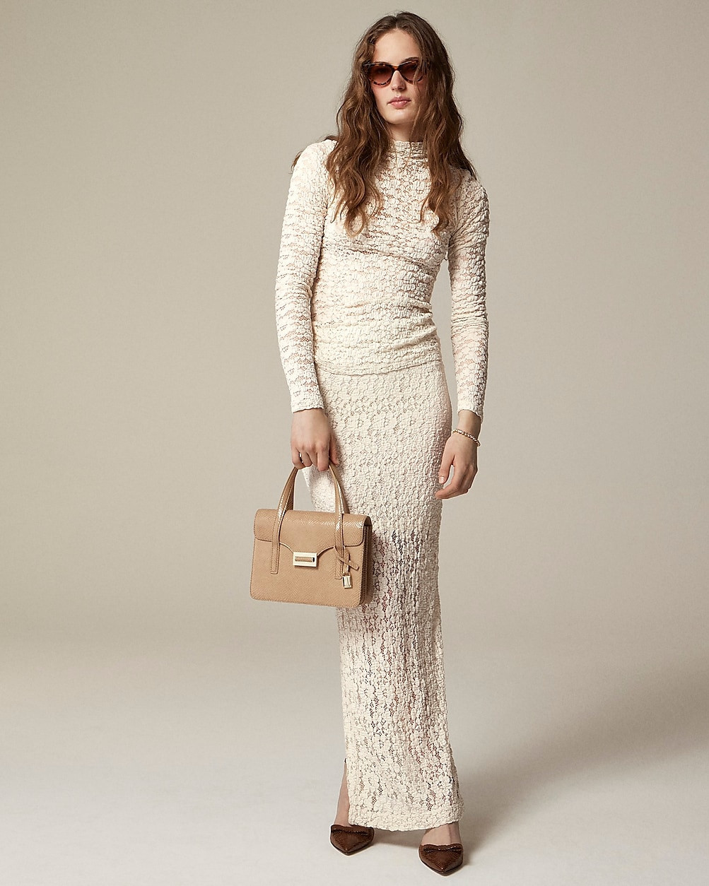Lace maxi skirt | J. Crew US