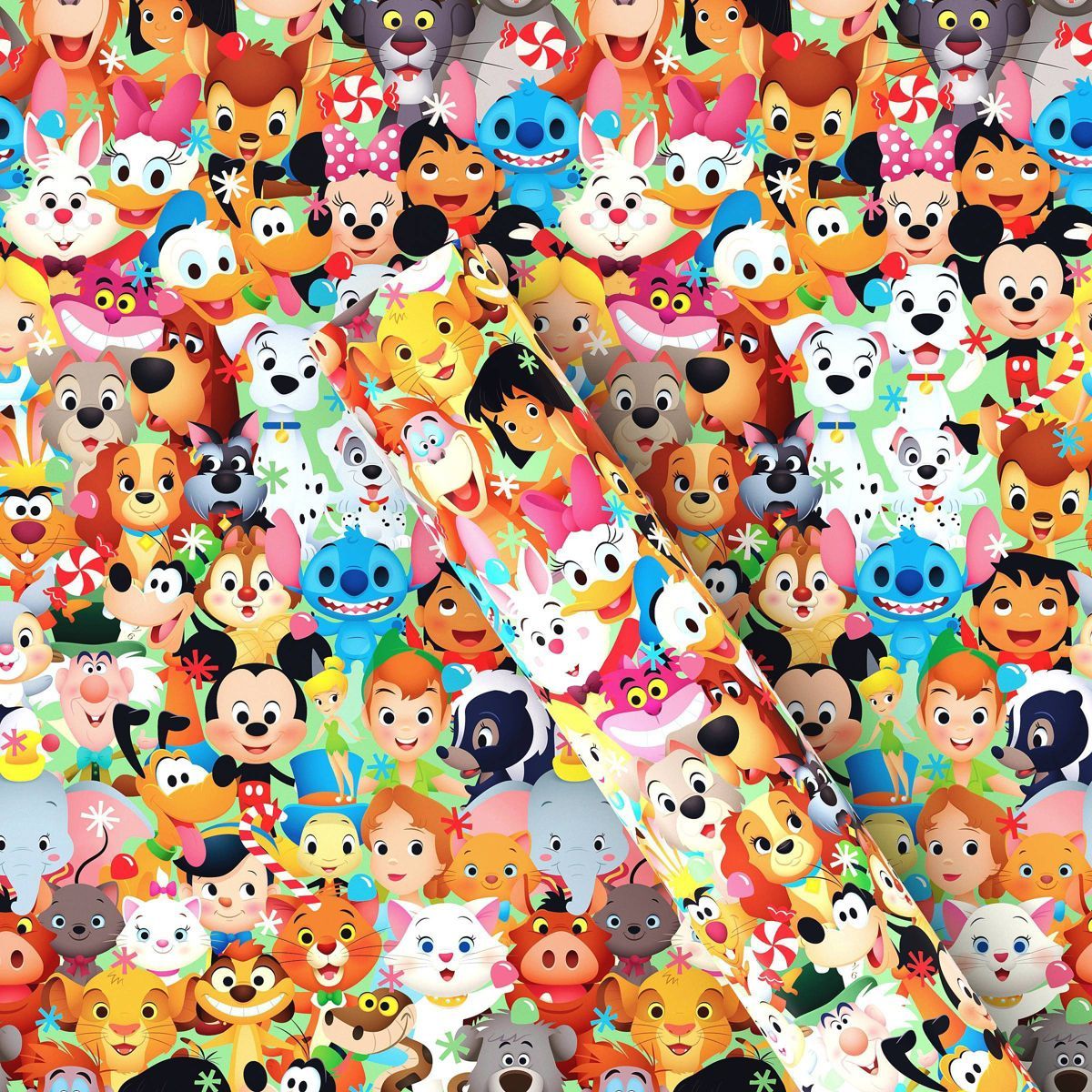 Disney Characters 40 sq ft Gift Wrap | Target