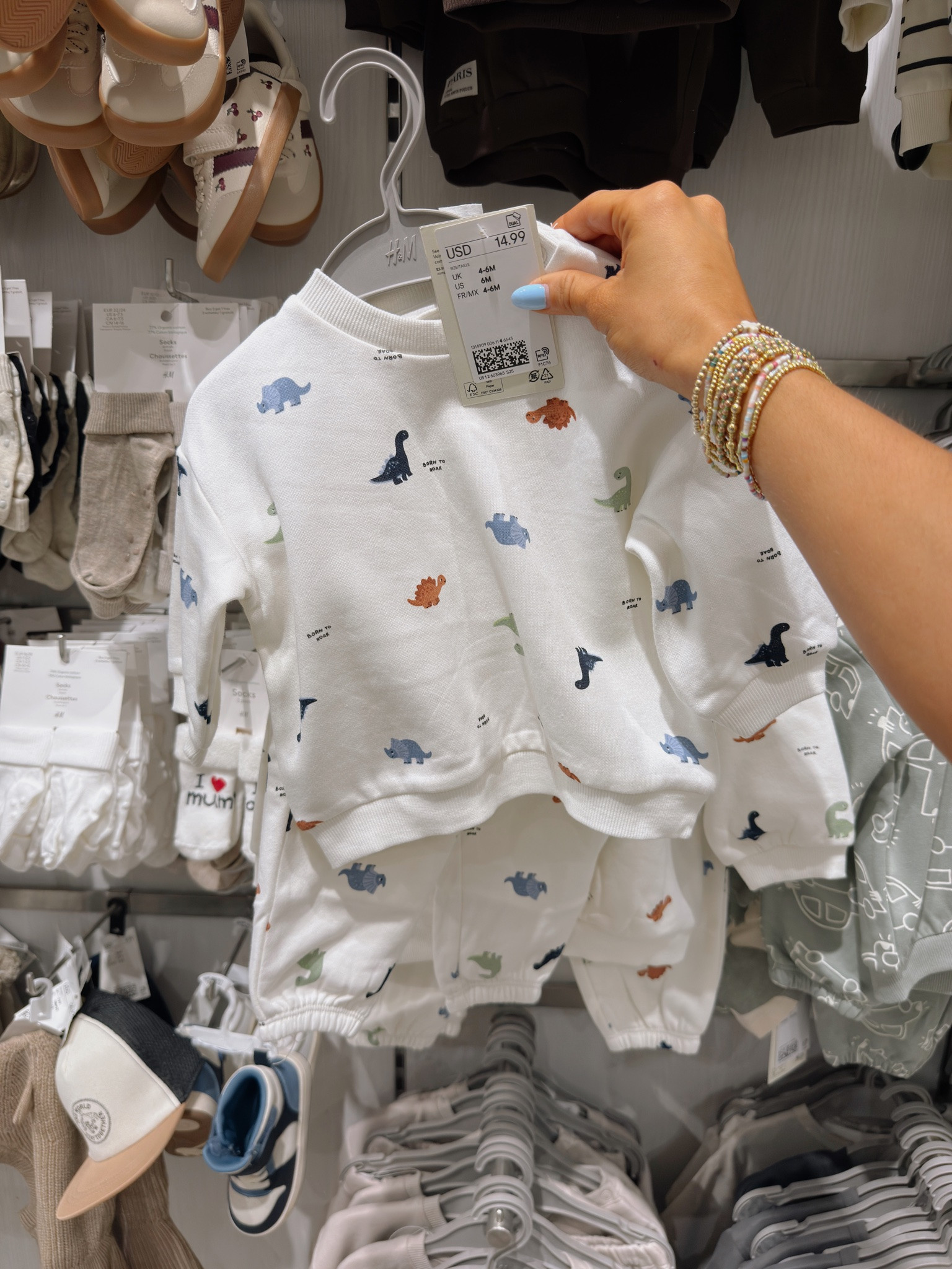 Baby boy Dino cotton set 🦕