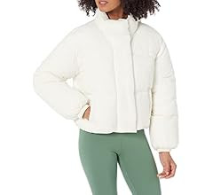 Amazon Essentials Women's Crop Puffer Jacket (Available in Plus Size) | Amazon (US)