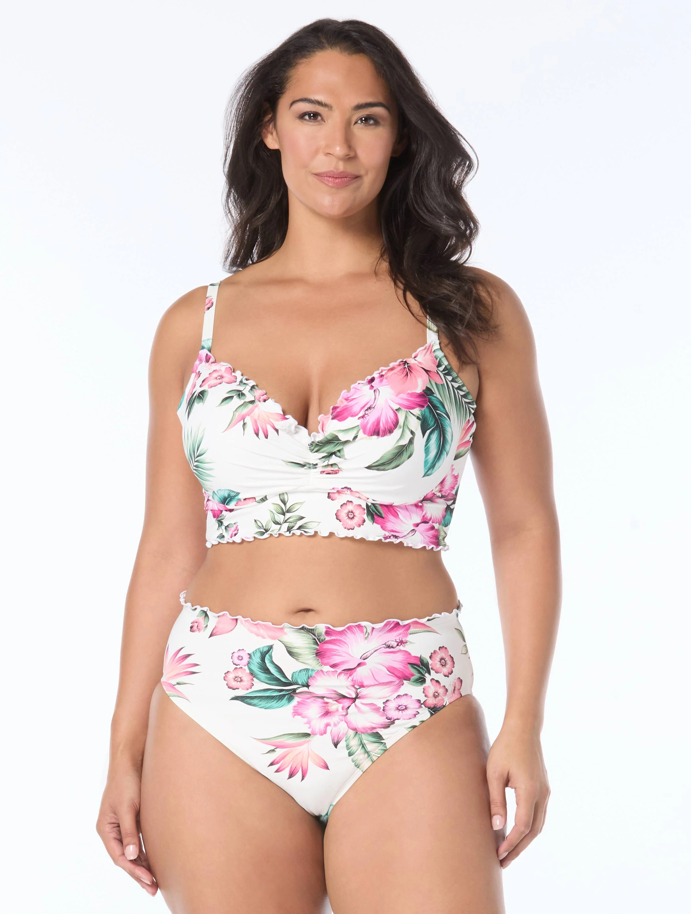 Coco Reef Lavish Ruffle Underwire Bikini Top - Spiced Tropical | Beach2Ocean