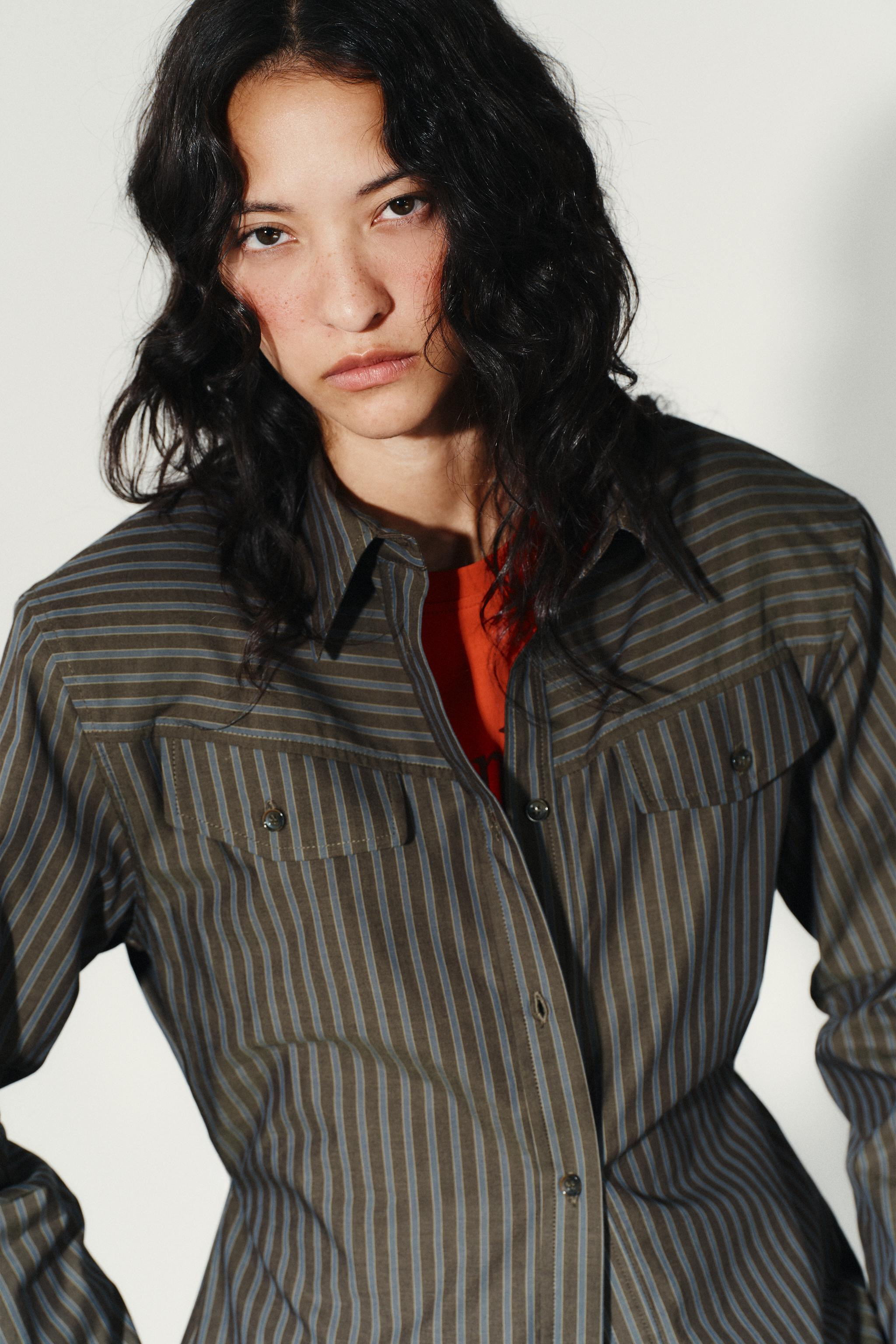 STRIPED POPLIN SHIRT | Zara US