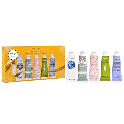 L’Occitane Soften & Go Hand Creams Gift Set, Holiday 5-Piece Skincare Essentials, Travel Size D... | Amazon (US)