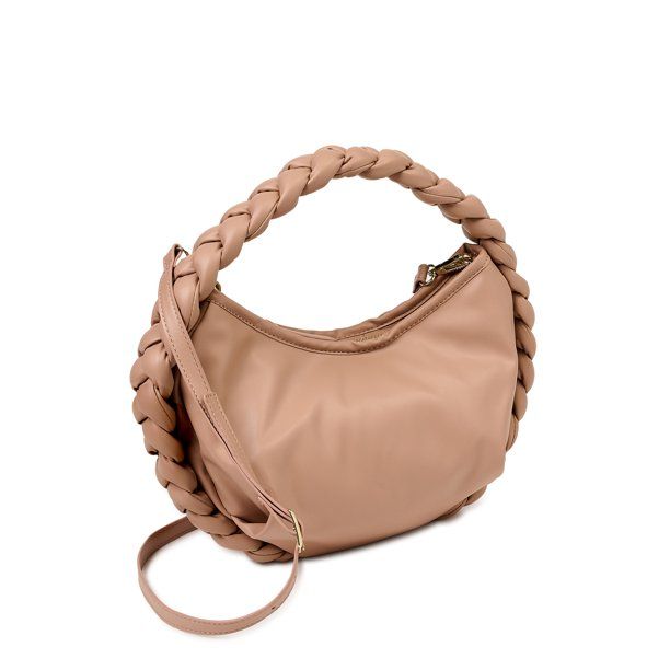 Madden NYC Women’s Braided Crossbody Bag Nude | Walmart (US)