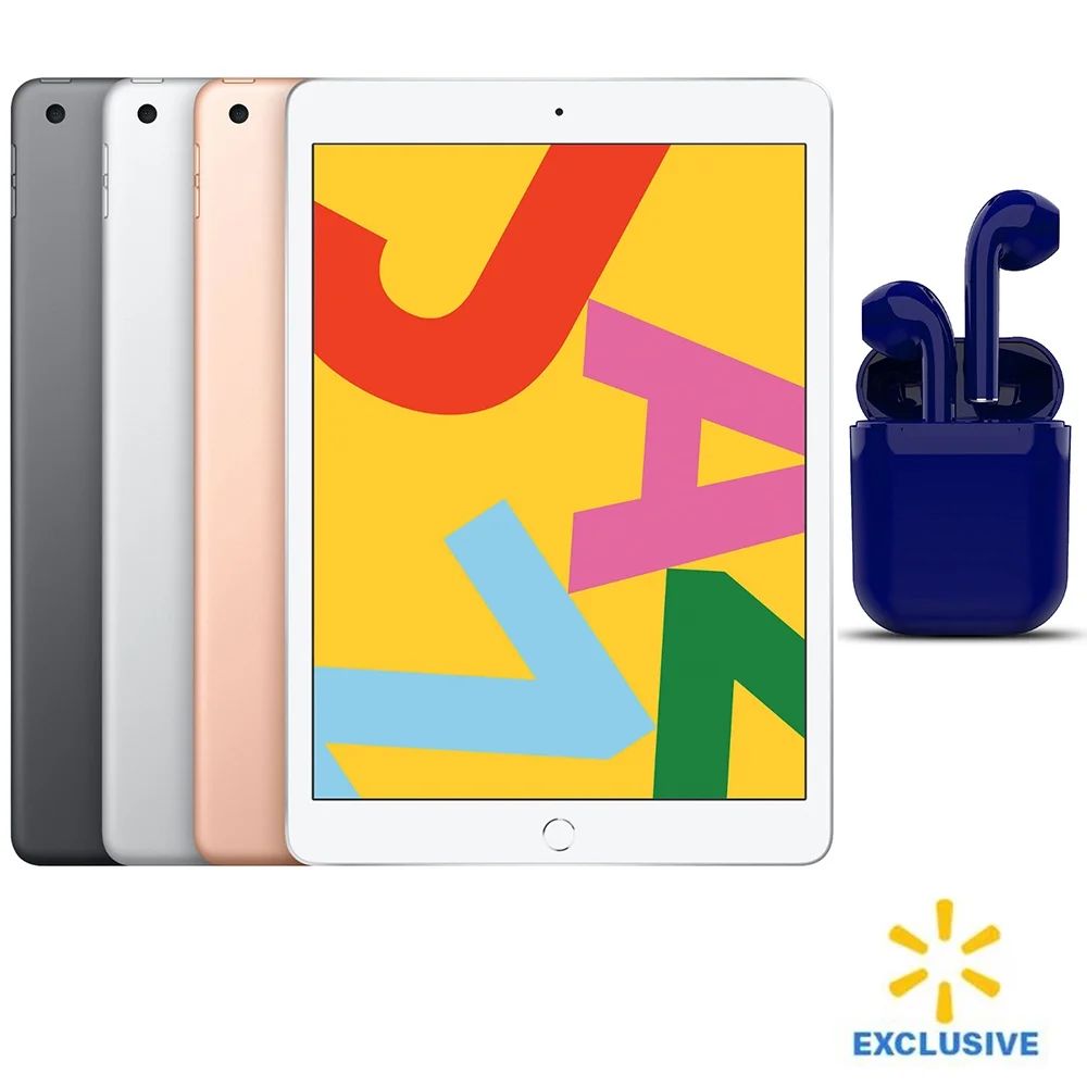 Restored Apple iPad 10.2-inch Retina Wi-Fi Only 32GB Latest OS Bundle: Bluetooth/Wireless Airbuds... | Walmart (US)