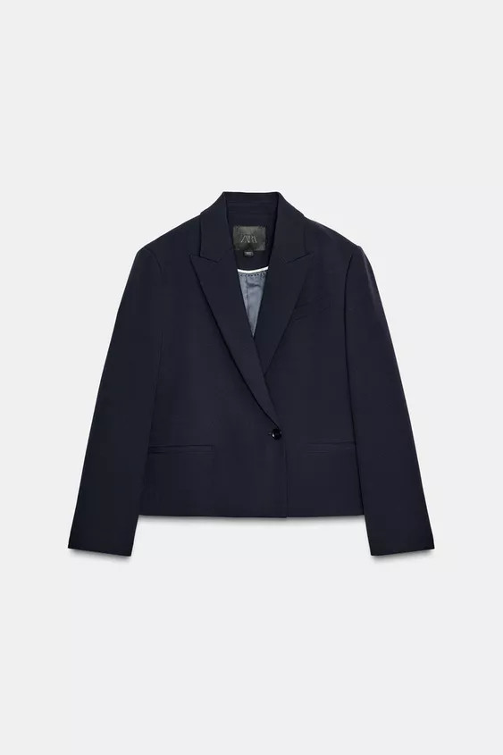 ZW COLLECTION LIMITED EDITION CROPPED BLAZER | Zara US