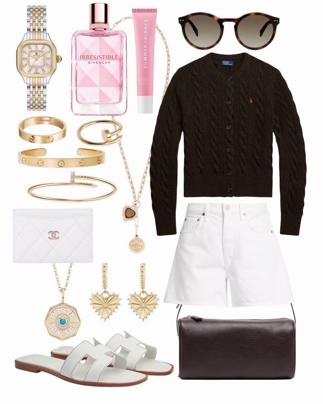 Ralph Lauren cardigan (small), agolde white denim shorts (25)



#LTKootd #LTKStyleTip #LTKFindsUnder100