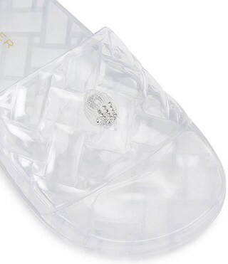 Meena Jelly Logo Ornament Eagle Pool Slide Sandals | Dillard's