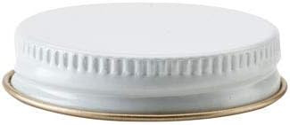 24 White Metal Lids for Square Spice Jars - Caps for Glass Spice Bottles Fits SpiceLuxe Jars ONLY | Amazon (US)
