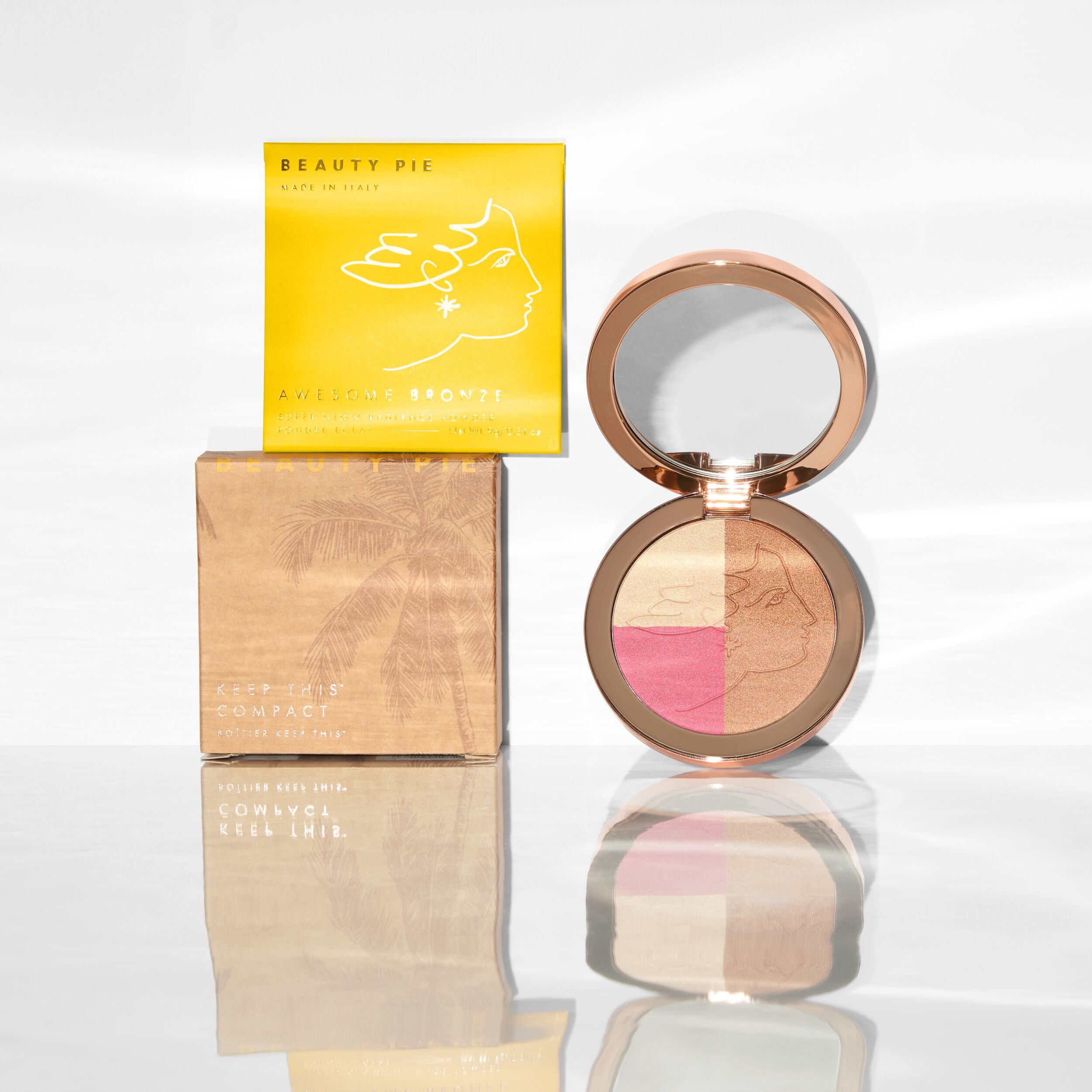 Super Glow Radiance Powder & Keep This™ Compact | Beauty Pie (US)
