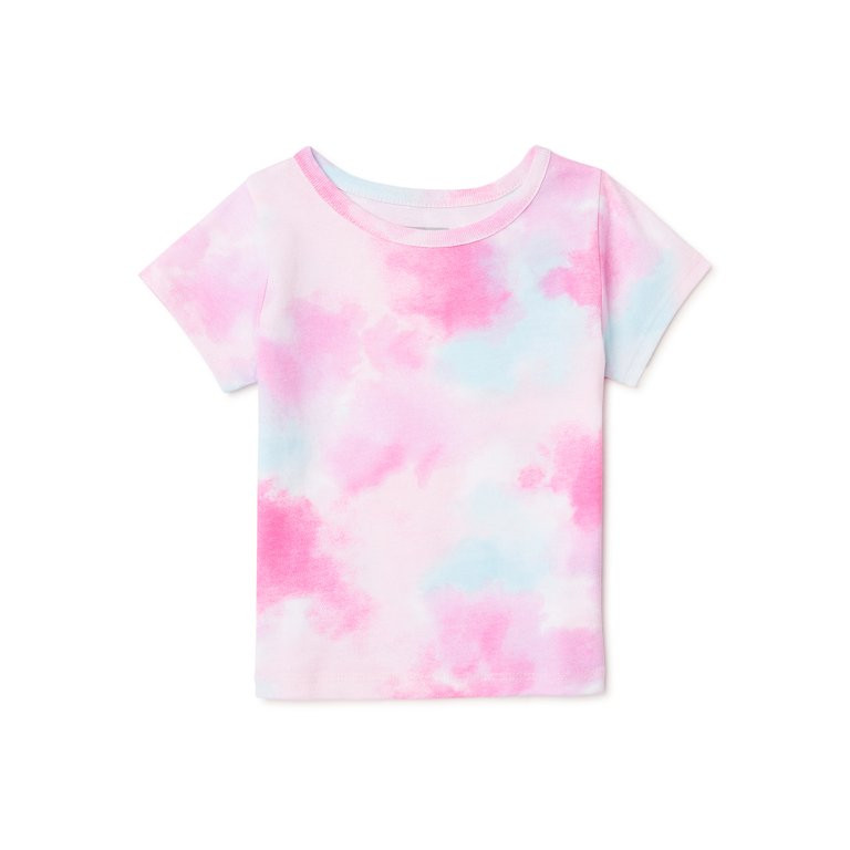 Garanimals Baby Girls Short Sleeve Print T-Shirt, Sizes 0 Month - 24 Month | Walmart (US)