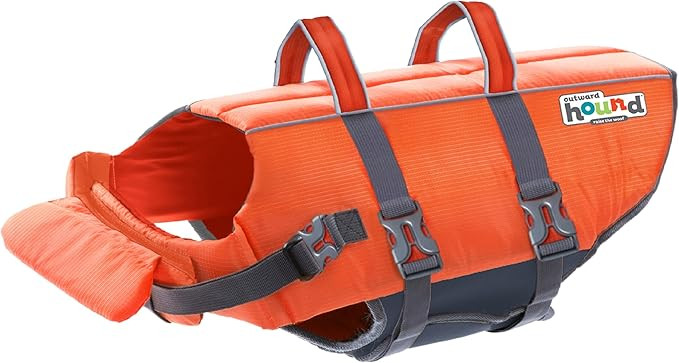 Outward Hound Granby Splash Orange Dog Life Jacket, Large | Amazon (US)