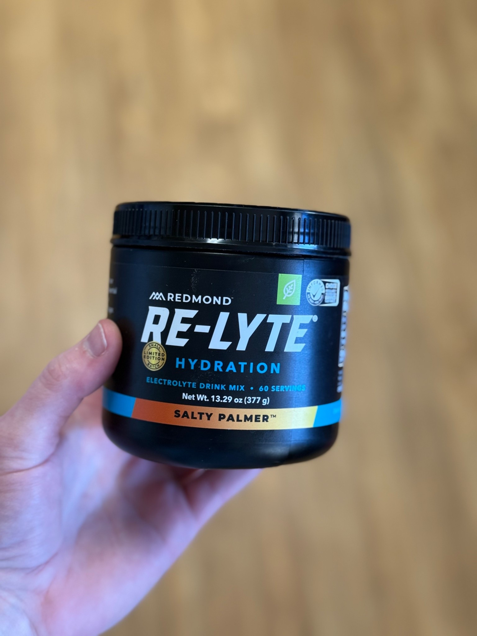 Relyte electrolyte powder! Real salt and clean ingredients. I use this to stay hydrated 