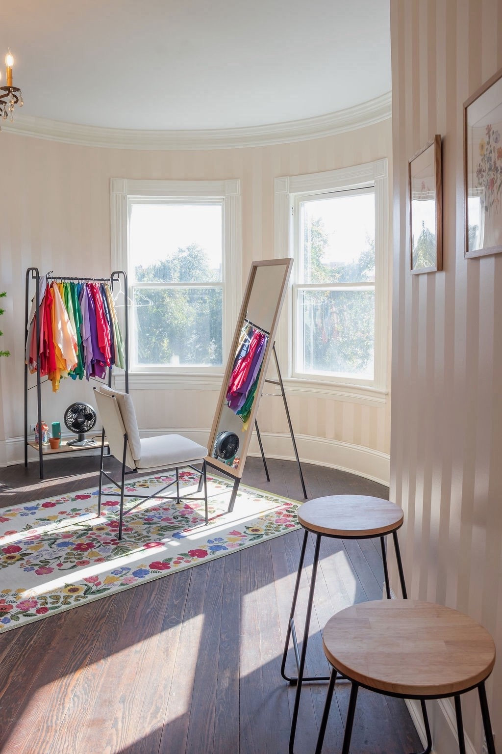 Another home renovation in the books for 2025! I used the Laura Ashley Pearlescent Stripe Linen Wallpaper to decorate this room in Minden’s Mysterious Yellow House. I’m also linking similar versions of my chair, mirror, rug, and clothing rack.   


Home, home decor, home renovation, wallpaper, patterned wallpaper, home decor inspo, home inspo, living room decor inspo, renovation ideas, remodel inspo, room transformation, renovation project, home makeover, Amazon home finds, affordable home decor




#LTKOver40 #LTKHome