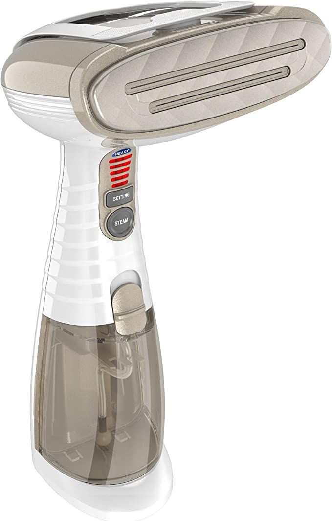 Amazon.com: Conair Turbo Extreme Steam Hand Held Fabric Steamer, White/Champagne, One Size | Amazon (US)
