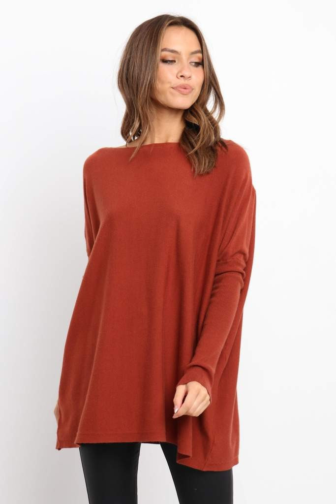 Jemima Sweater - Rust | Petal & Pup (US)