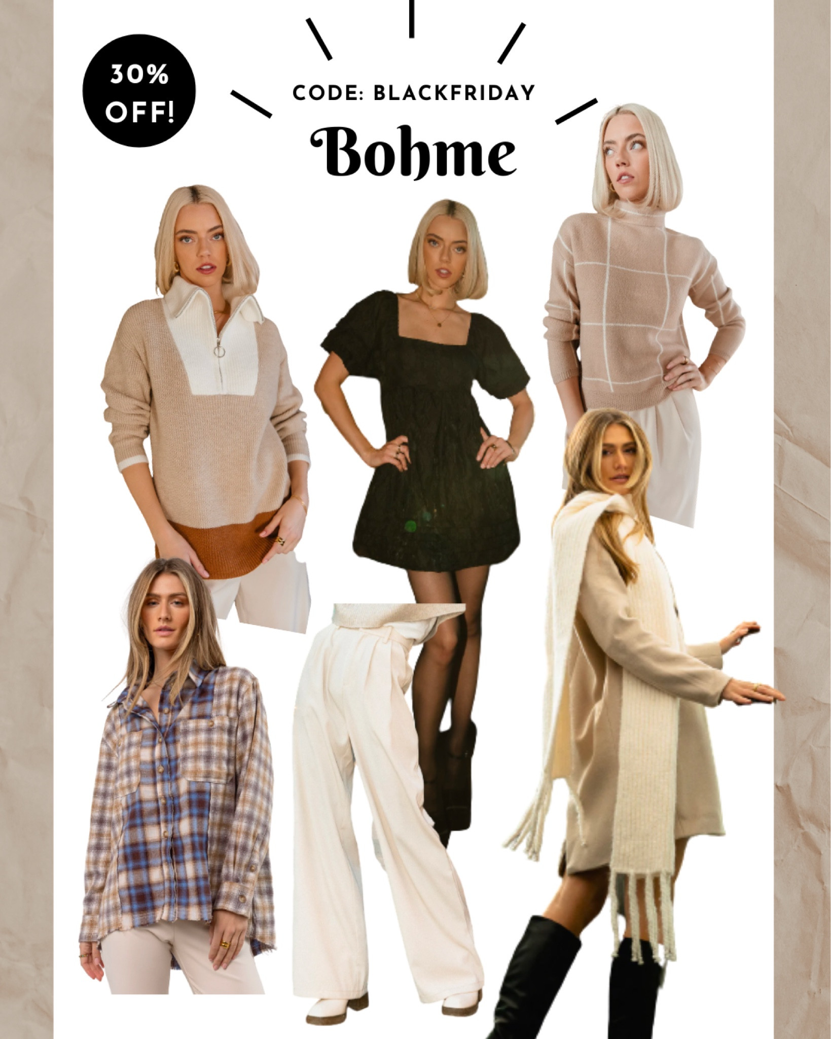 BLACK FRIDAY SALE: Bohme 30% off! 

#LTKHoliday #LTKCyberweek #LTKsalealert