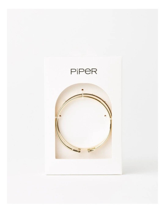 Diamante Multi Gold Bangle Set | Myer