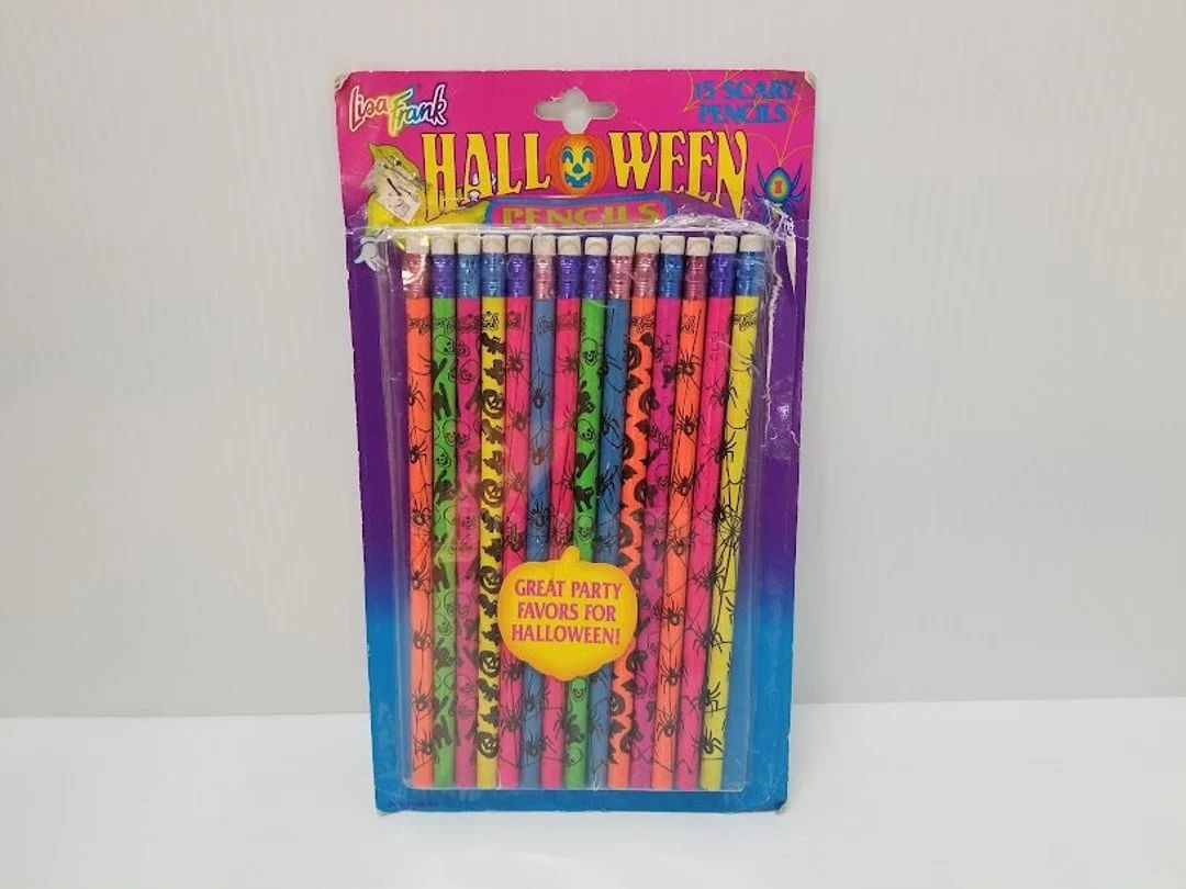 Vintage 90's Lisa Frank Halloween Scary Pencils Original - Etsy Philippines | Etsy ROW