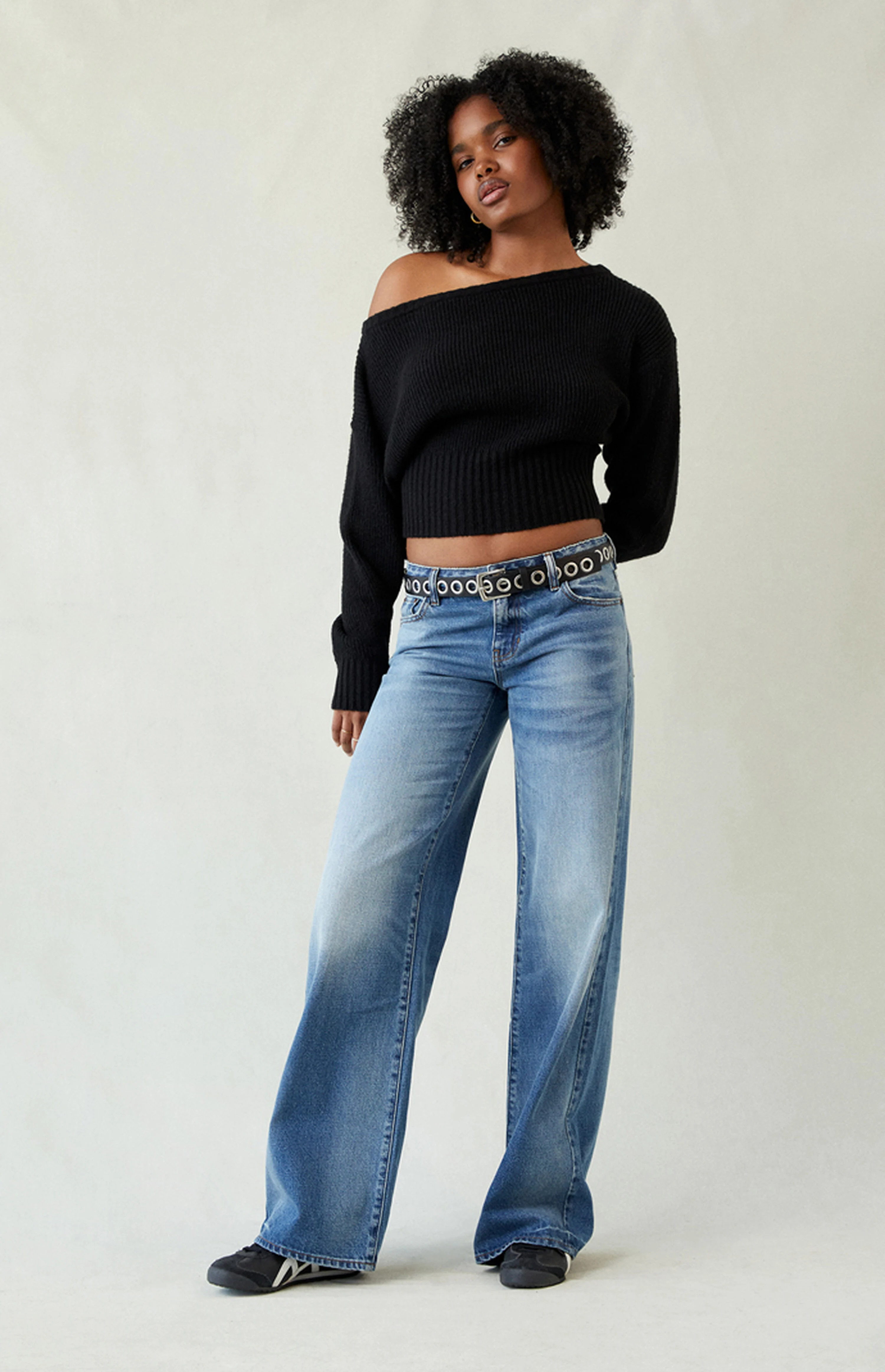 Pacsun Casey Low Rise Baggy Jeans Medium Indigo | PacSun