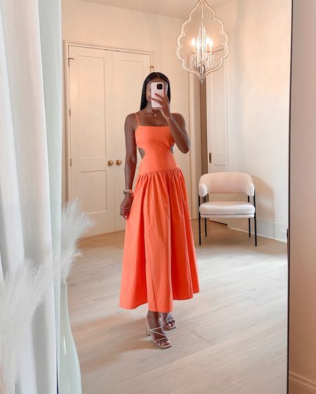 How stunning is this orange cutout maxi dress? Available in several other colors! Wearing an xs 🧡

Orange maxi dress, cutout dress, Abercrombie dress, summer style, date night dress  

#LTKSeasonal #LTKStyleTip #LTKWedding