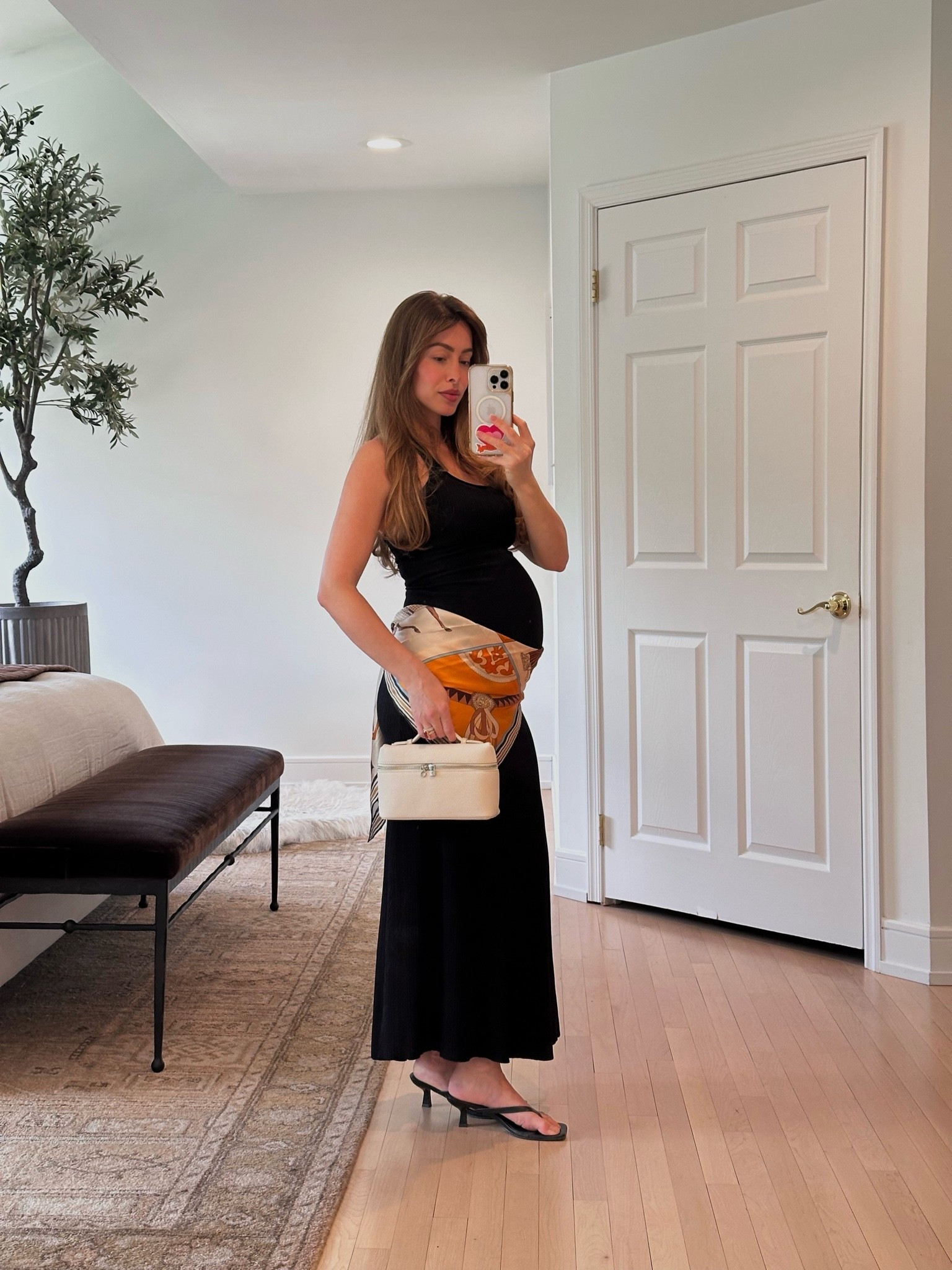 I am really loving the scarf trend lately. I think wrapping it around my waist just decorates the bump in the most perfect way! I felt super comfortable in this look. The dress is by Dissh but no longer available so I linked other options. Enjoy!

#LTKBump #LTKBaby #LTKmomlife