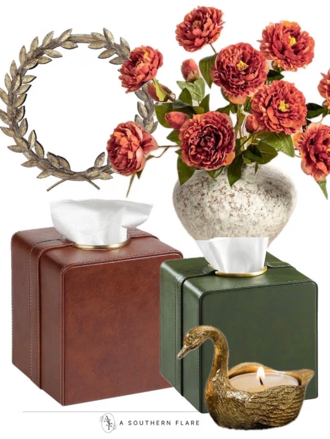 decor pieces! From vases to tissue boxes, every detail matters. #HomeDecor