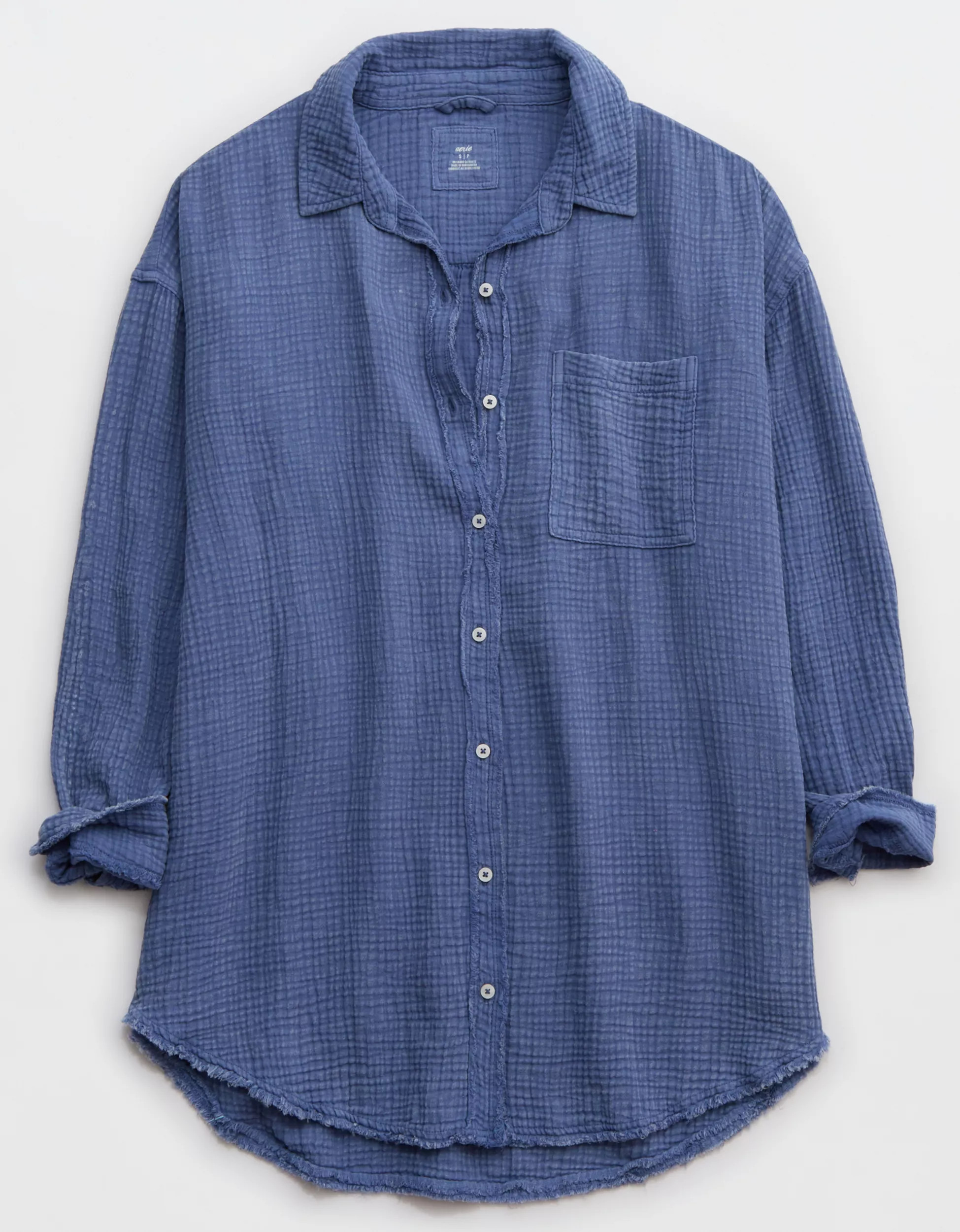Aerie Pool-To-Party Cover Up Shirt | Aerie