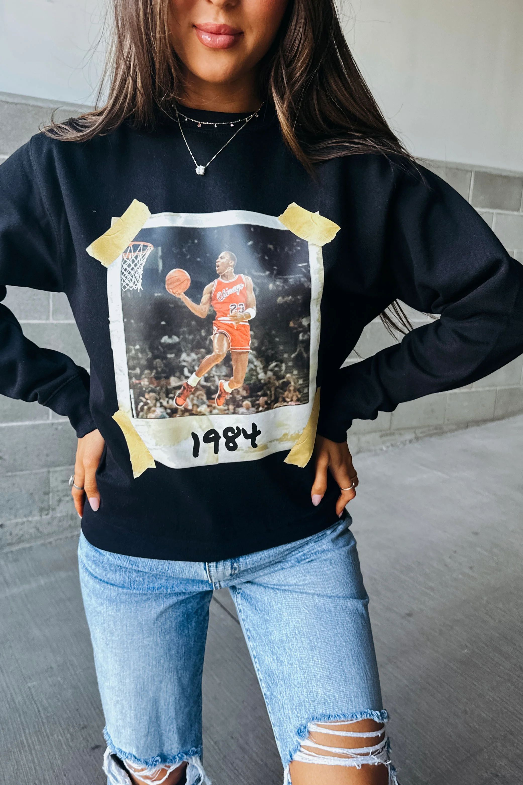 Michael Jordan Graphic Pullover Sweatshirt | Michael Jordan Pullover | Mindy Mae's Market