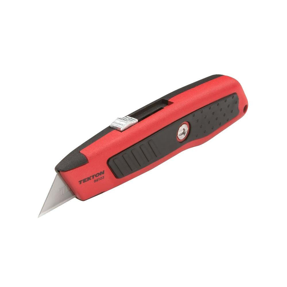 TEKTON Heavy Duty Retractable Utility Knife | The Home Depot