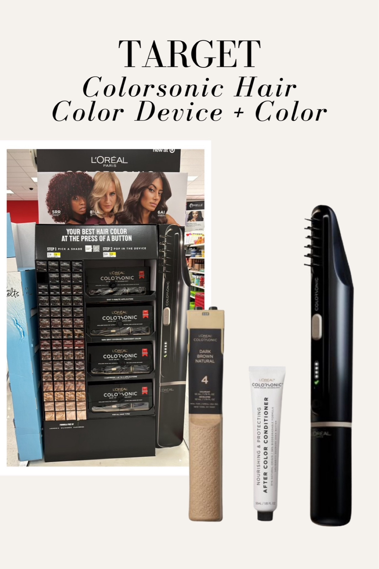 #ad @target @lorealparis Target L’oreal Paris Colorsonic Hair Color Device! This week only get $25 off the device!

Hair care, hair color, target beauty. So easy to use!! #targetpartner #targetstyle #colorsonic #lorealparis #target


#LTKBeauty #LTKStyleTip