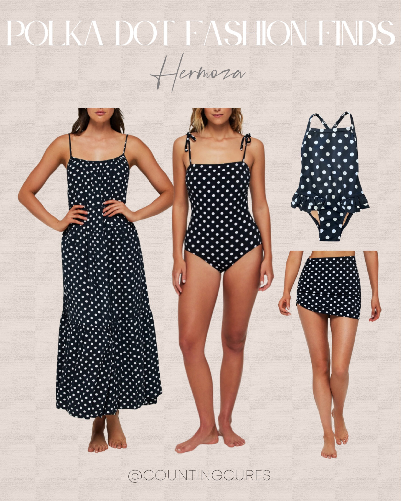 Match your beach outfit with your little girl in this adorable polka dot dress, one-piece swimsuit, and cover-up! Make sure to use code MAGGIE15 to get 15% off
#resortwear #summerstyle #kidsfashion #swimwearfinds

#LTKSeasonal #LTKSwim #LTKSaleAlert