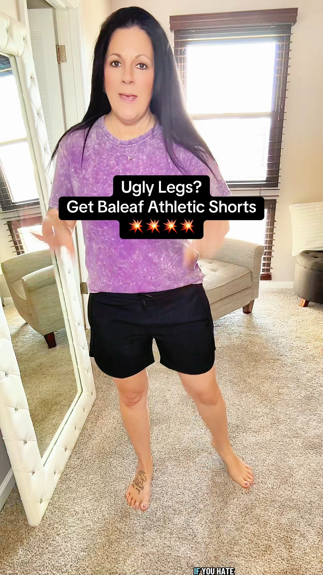 These Baleaf Shorts are perfect if you don’t like your thighs. Wearing LG 5’6 162lbs

#LTKootd #LTKMidsize #LTKOver40