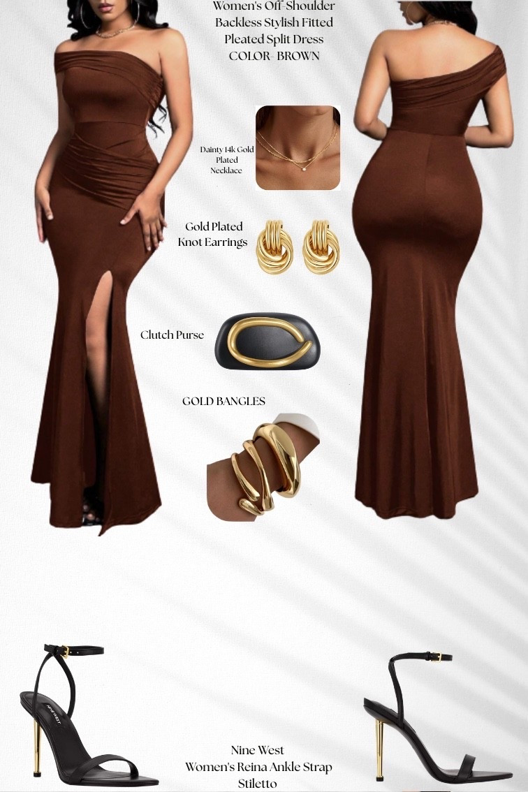 Wedding Guest dress 🤎

#LTKFindsUnder50 #LTKgrwm #LTKootd