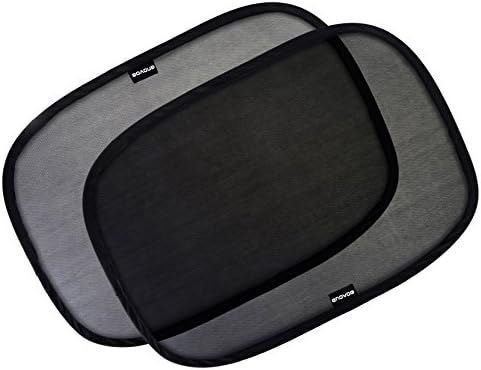 Enovoe Car Window Shade - (4 Pack) - 21"x14" Premium Cling Sunshade for Car Windows - Sun, Glare ... | Amazon (US)
