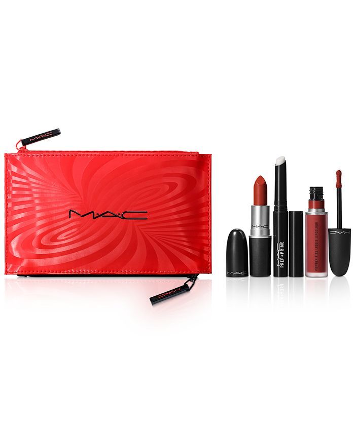 MAC 4-Pc. Hypnotizing Holiday Best Kept Secret Matte Lip Set & Reviews - Makeup - Beauty - Macy's | Macys (US)