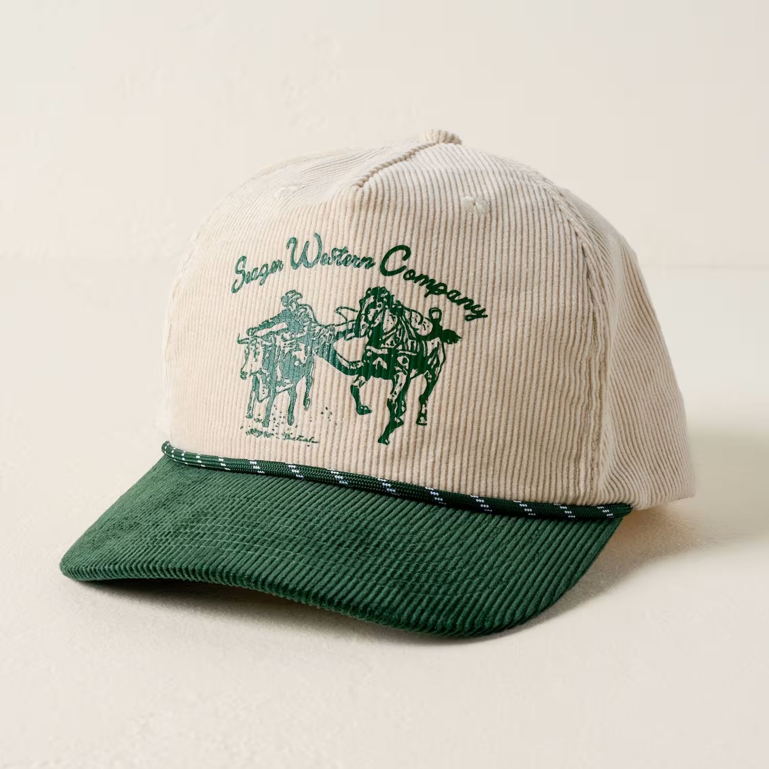 Seager Los Rios Natural Green Hat | Magnolia