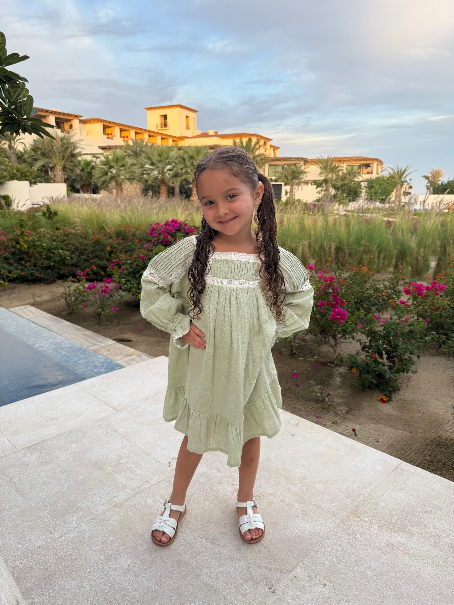 The cutest green vacation dress for girls!

#LTKKids