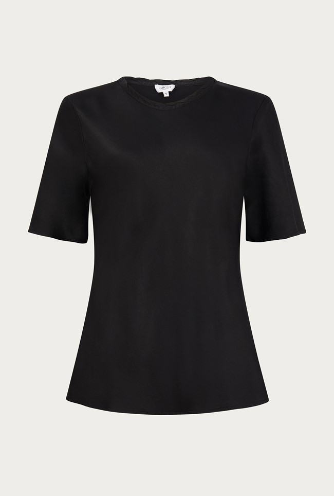 Ivy Satin Top

                        Black | Ghost