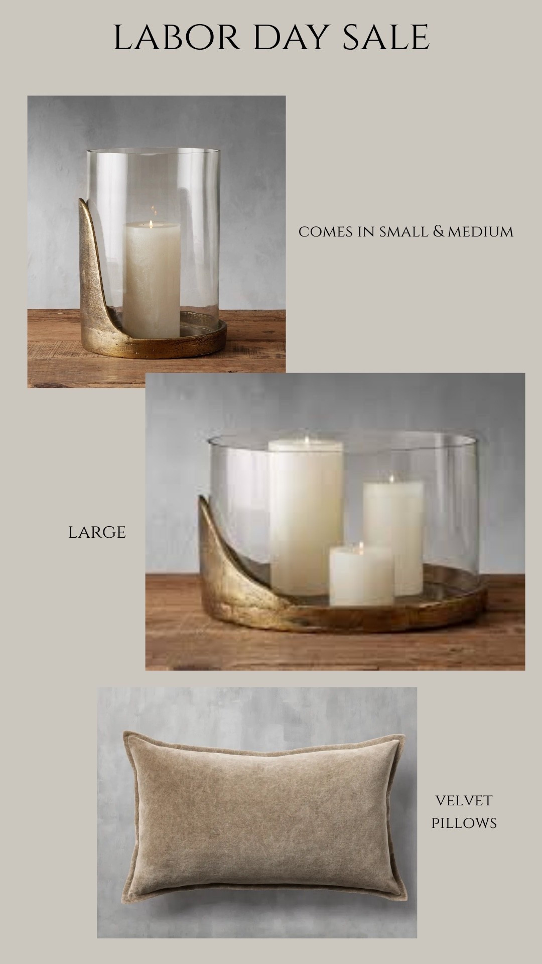 Just purchased these brass candle holders!  They are stunning and I bought all three sizes!  Perfect for all year, but stunning for the holidays!  I’ve been waiting for them to go on sale!

#LTKHome #LTKSaleAlert #LTKSeasonal