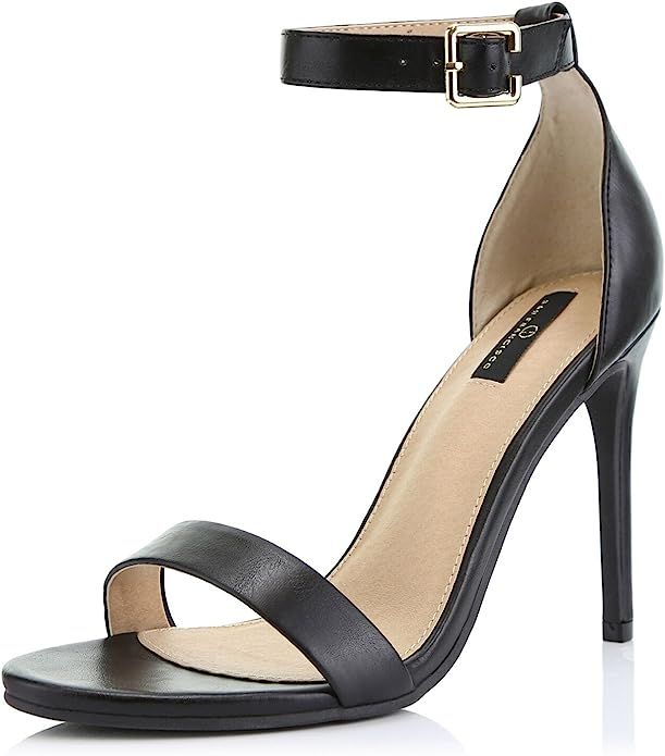 Women's High Heel Open Toe Ankle Buckle Strap Platform Evening Dress Casual Pump Sandal Shoes | Amazon (US)