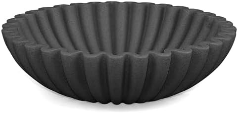 Ruffle Decorative Bowl, Large Fruit Bowl for Kitchen Counter, Stylish Key Bowl for Entry Table, H... | Amazon (US)