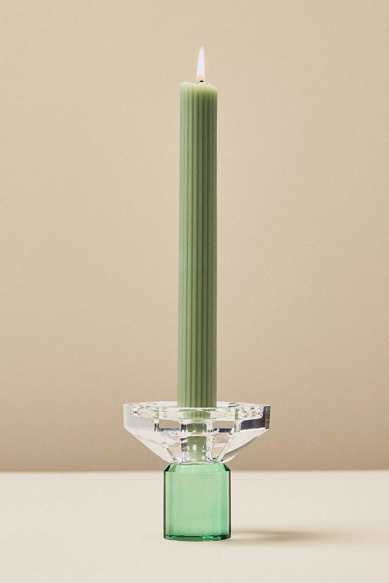 Cut Glass Candle Holder | Anthropologie (US)