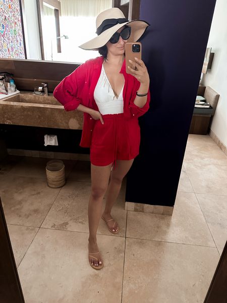 Mexico pool look 3️⃣ ❤️✨ a red two piece is the perfect cover up for pool days…this one is from Amazon and comes in a bunch of other colors too! 



Mexico vacation, pool look, spring break outfits, tik tok viral, 2 piece set, Mexico outfits, vacation outfits, vacation looks, Mexico looks, spring break looks, pool outfits, chic pool look, Amazon swimwear, Amazon finds, swimsuit, cupshe, swimwear

#LTKfindsunder50 #LTKswim #LTKSeasonal