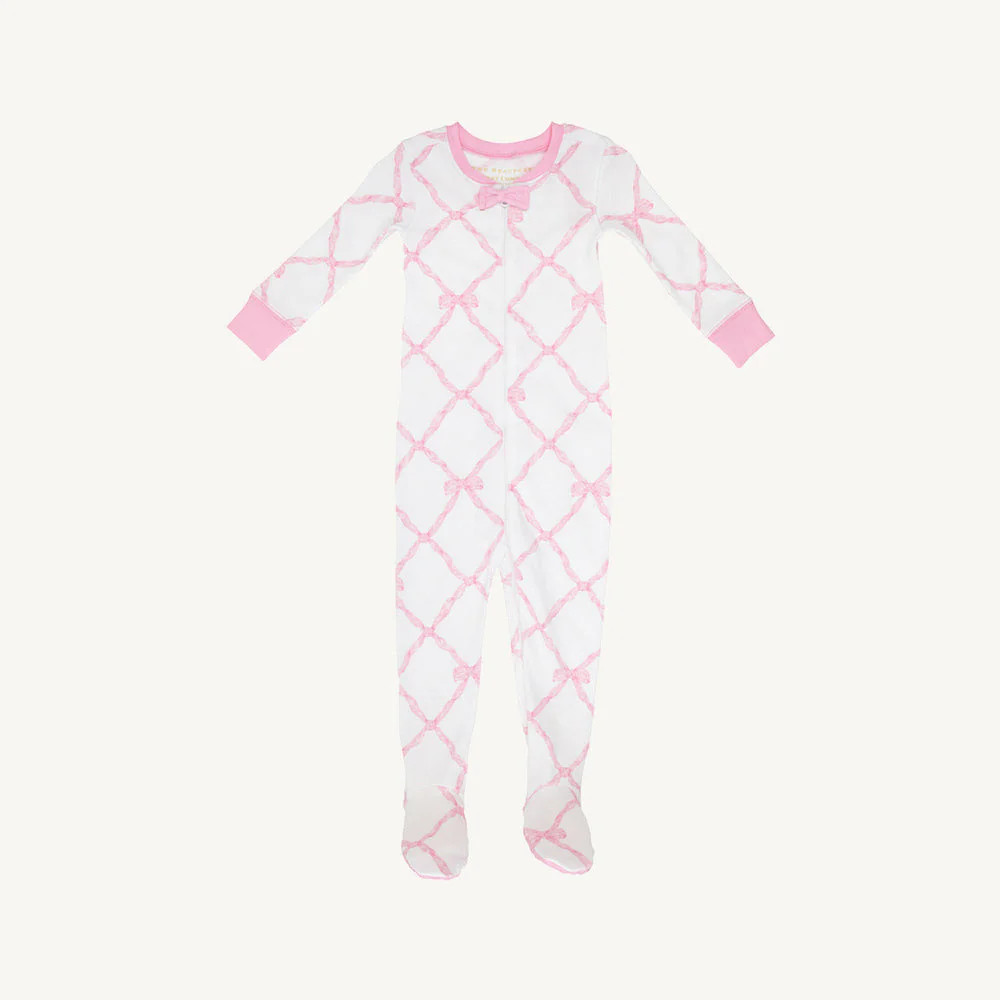 Noelle's Night Night - Belle Meade Bow with Pier Party Pink | The Beaufort Bonnet Company