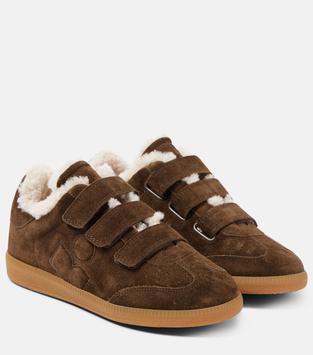 Beth shearling-trimmed suede sneakers | Mytheresa (US/CA)