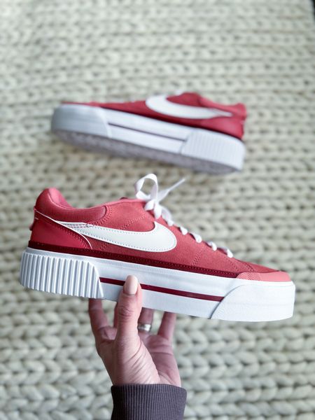 Loving these chunky platform Nike’s in the perfect shade of red for Valentine’s Day

Red Nikes - Platform Nikes - Cute Shoes - Red Shoes  - Nike Court Legacy - Women’s Nikes 

#nike #shoes 

#LTKstyletip #LTKMostLoved #LTKshoecrush