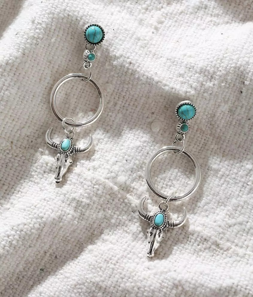 Statement Steer Earring | Buckle