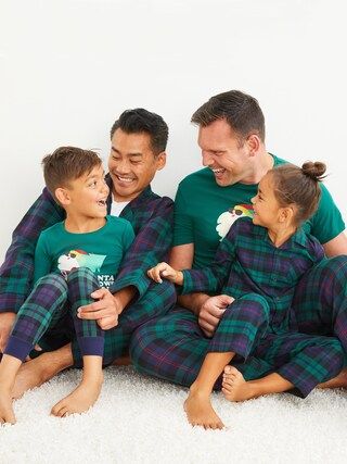 Unisex Matching Print Snug-Fit Pajama Set for Toddler &#x26; Baby | Old Navy (US)